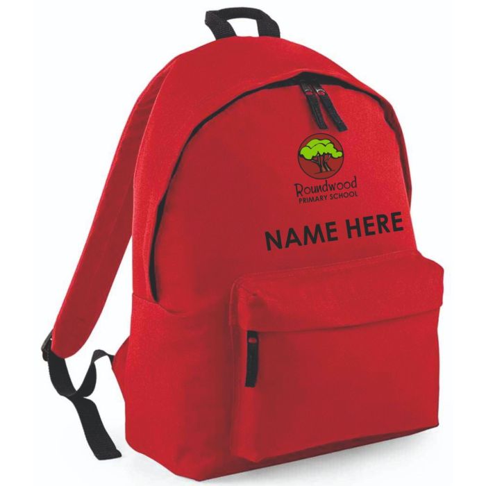 Roundwood School Backpack BG125  Classic Red