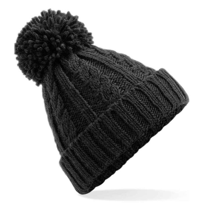 Beechfield Cable Knit Melange Beanie