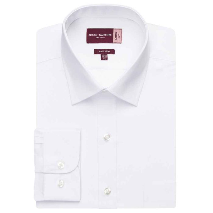 Brook Taverner Rapino Long Sleeve Poplin Shirt