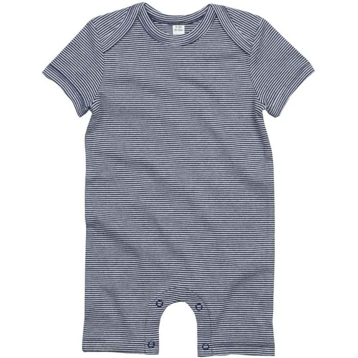 BabyBugz Baby Short Sleeve Striped Bodysuit