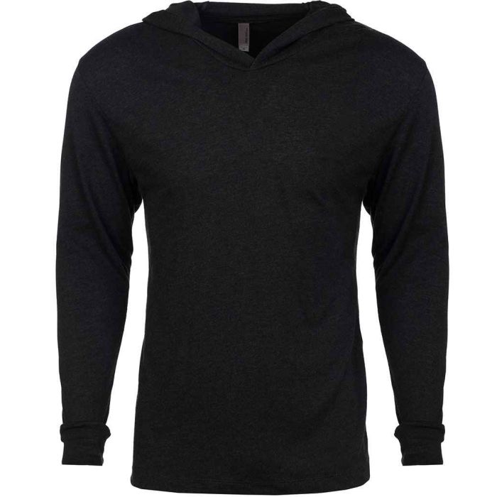 Next Level Apparel Unisex Tri-Blend Long Sleeve T-Shirt Hoodie