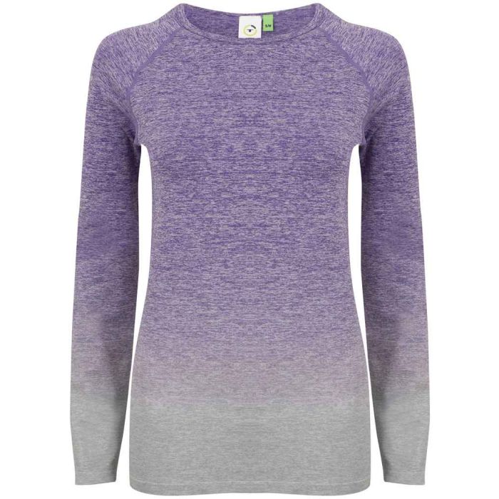 Tombo Ladies Seamless Fade Out Long Sleeve Top