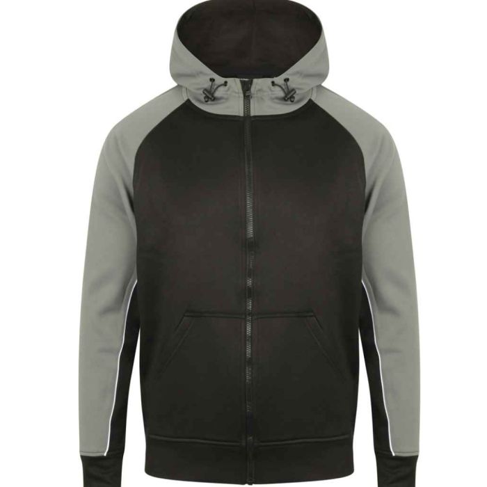 Finden and Hales Panelled Sports Hoodie