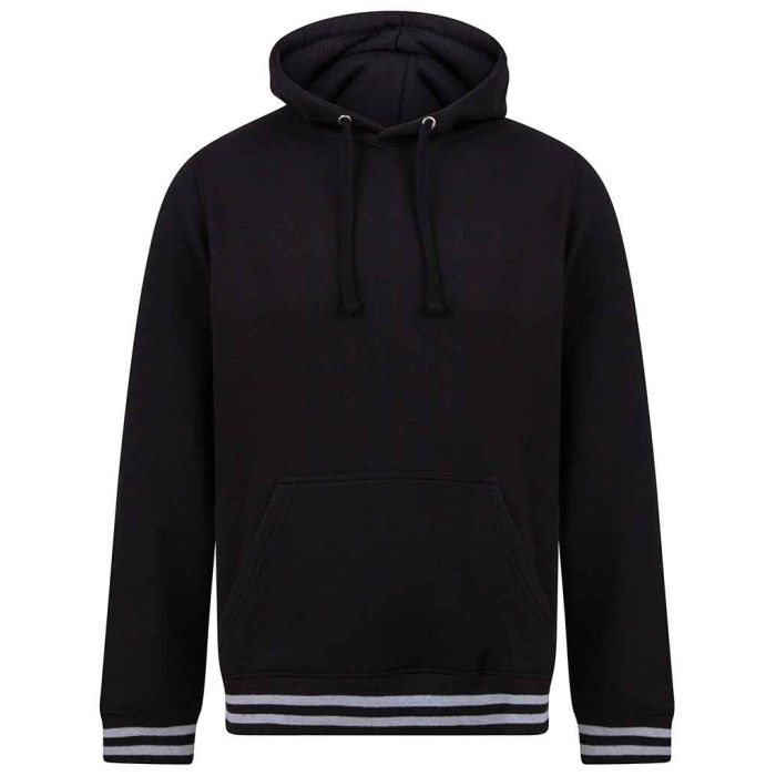 Front Row Unisex Striped Cuff Hoodie