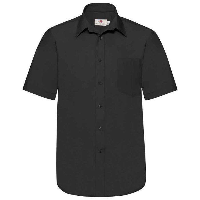 Fruit of the Loom Short Sleeve Poplin Shirt