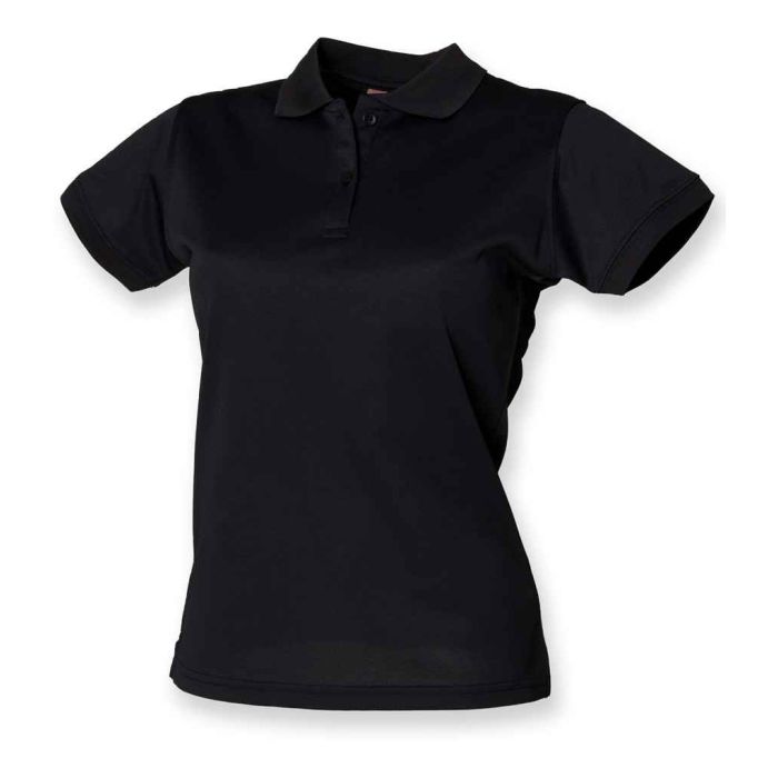 Henbury Ladies Coolplus® Wicking Piqué Polo Shirt