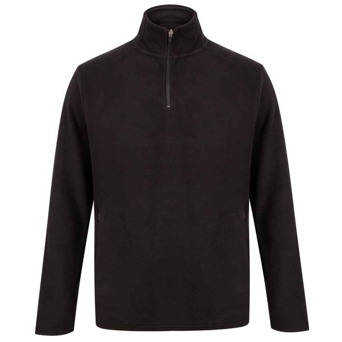 Henbury Zip Neck Micro Fleece