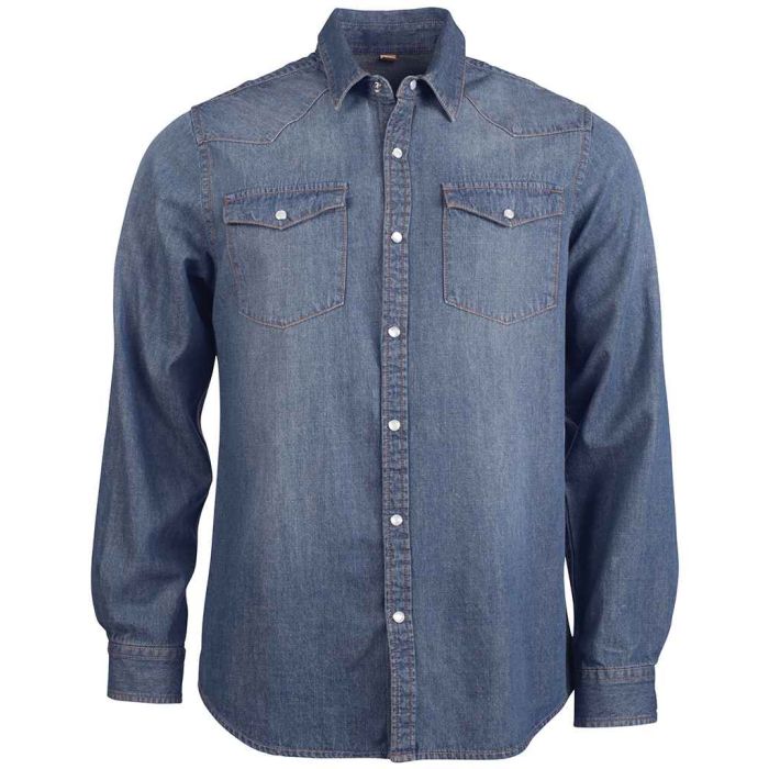 Kariban Long Sleeve Denim Shirt