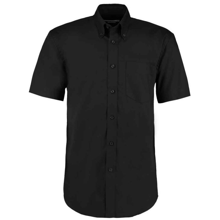 Kustom Kit Premium Short Sleeve Classic Fit Oxford Shirt