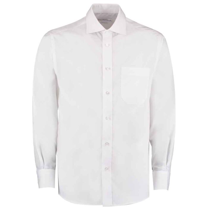 Kustom Kit Premium Long Sleeve Classic Fit Non-Iron Shirt