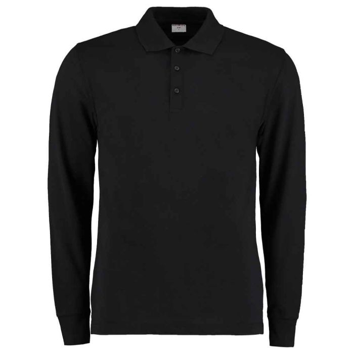 Kustom Kit Long Sleeve Poly/Cotton Piqué Polo Shirt