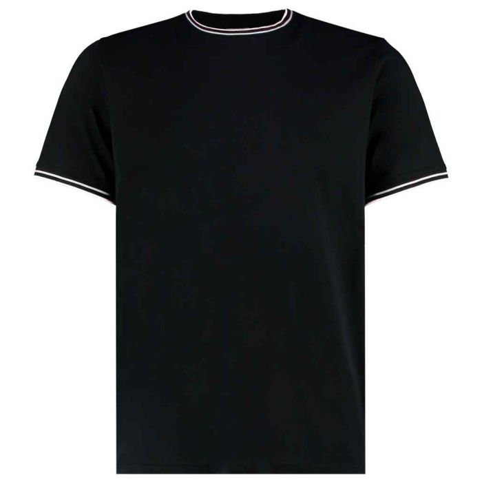 Kustom Kit Fashion Fit Tipped T-Shirt