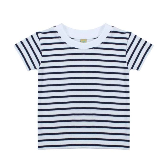 Larkwood Baby/Toddler Striped Crew Neck T-Shirt