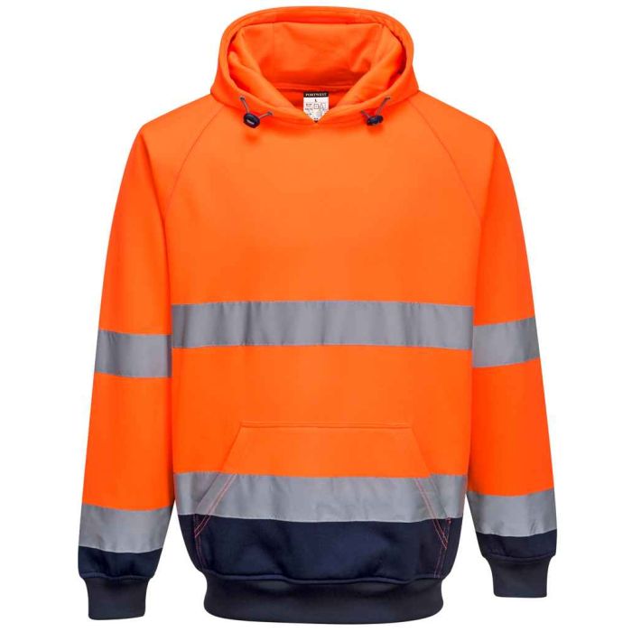 Portwest Hi-Vis Two Tone Hooded Sweatshirt