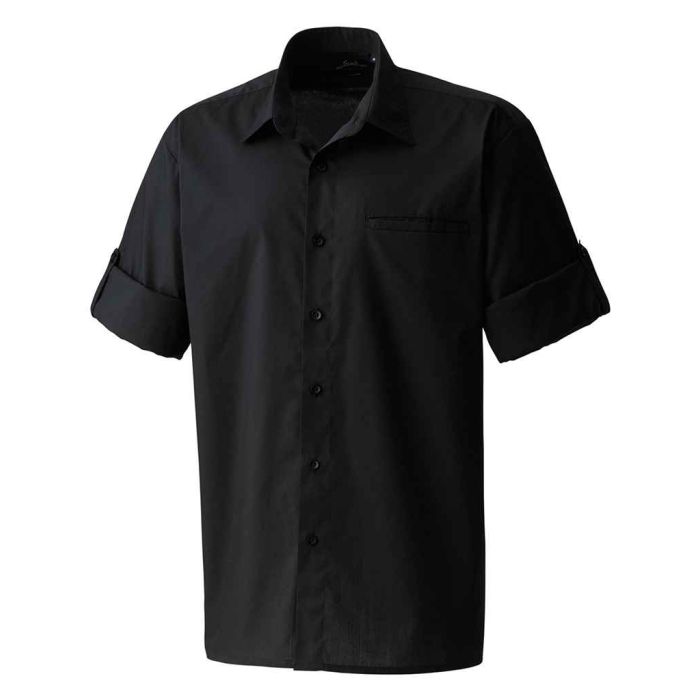 Premier Roll Sleeve Poplin Shirt