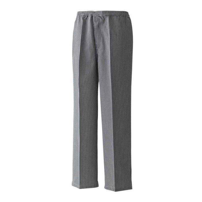 Premier Pull On Chef's Check Trousers