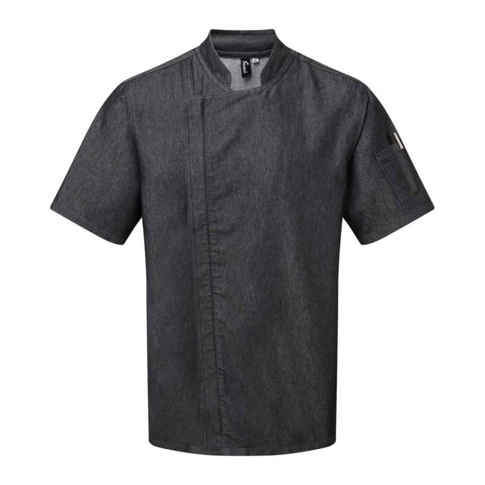 Premier Short Sleeve Zipped Chef's Jacket