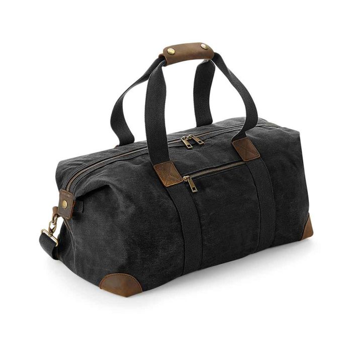 Quadra Heritage Waxed Canvas Holdall