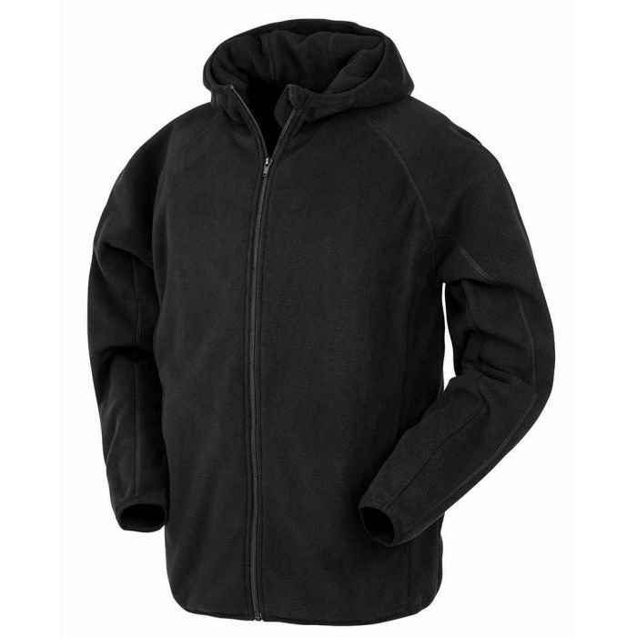 Result Genuine Recycled Hooded Micro Fleece Jacket