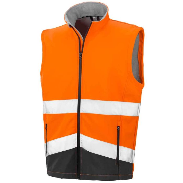 Result Safe-Guard Printable Safety Soft Shell Gilet