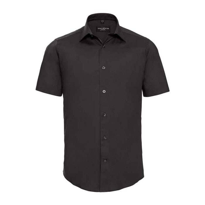 Russell Collection Short Sleeve Easy Care Fitted Shirt