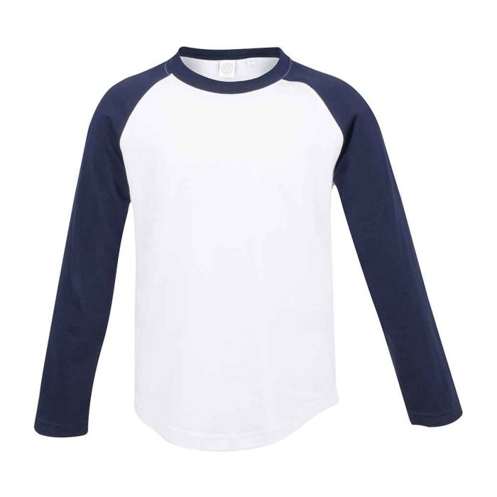 SF Minni Kids Long Sleeve Baseball T-Shirt