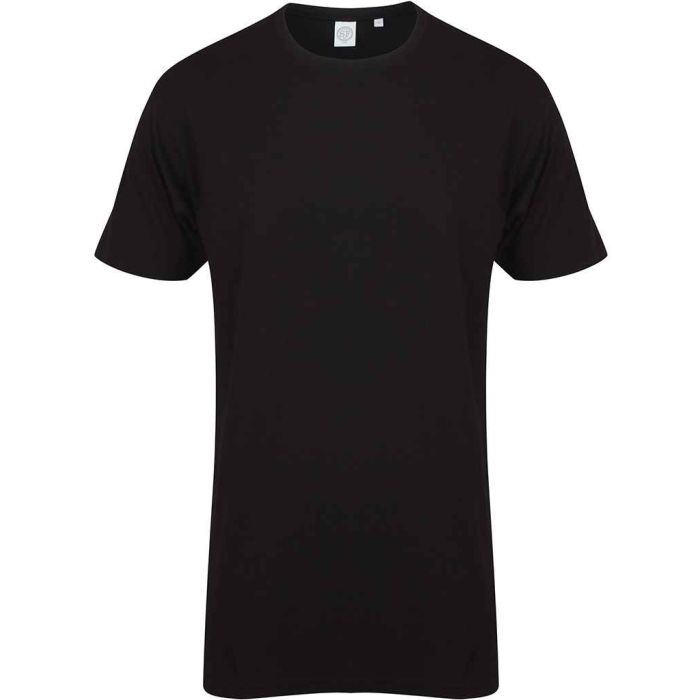 SF Men Longline Dipped Hem T-Shirt