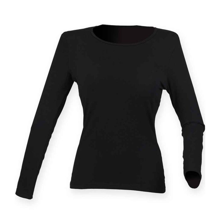 SF Ladies Feel Good Long Sleeve Stretch T-Shirt