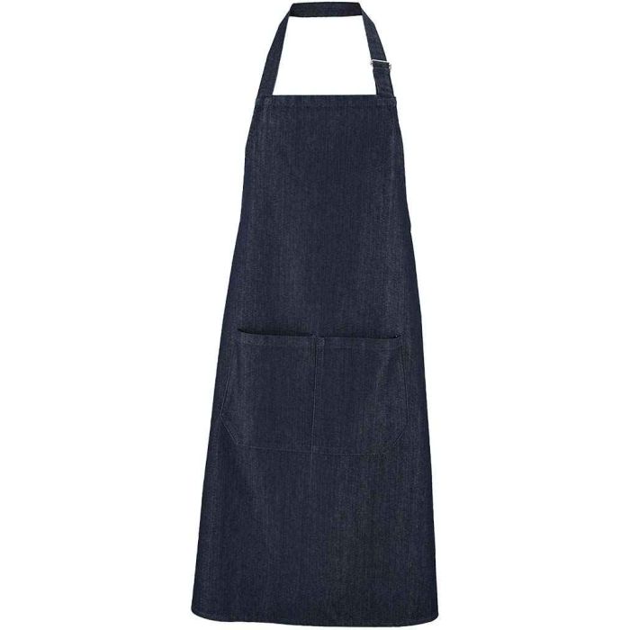 SOL'S Grant Denim Bib Apron with Pocket