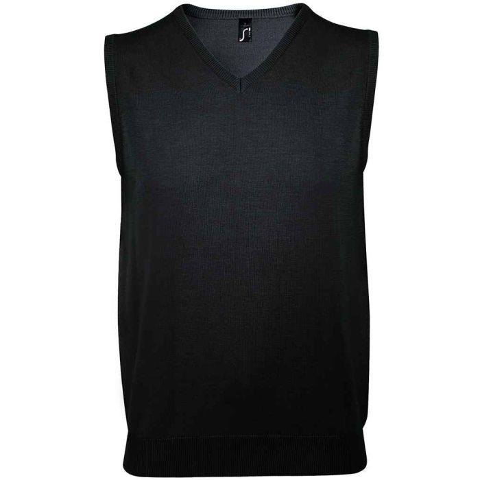 SOL'S Unisex Gentlemen Sleeveless Cotton Acrylic V Neck Sweater