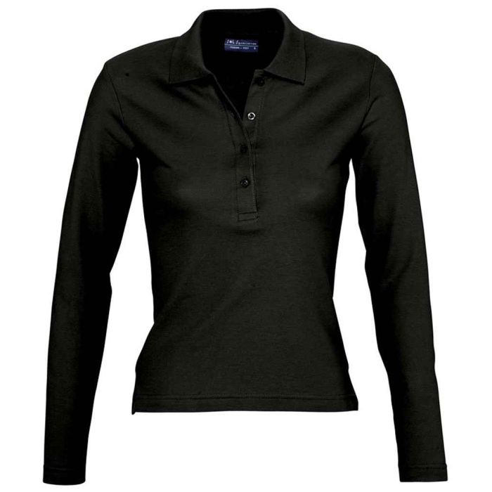 SOL'S Ladies Podium Long Sleeve Cotton Piqué Polo Shirt