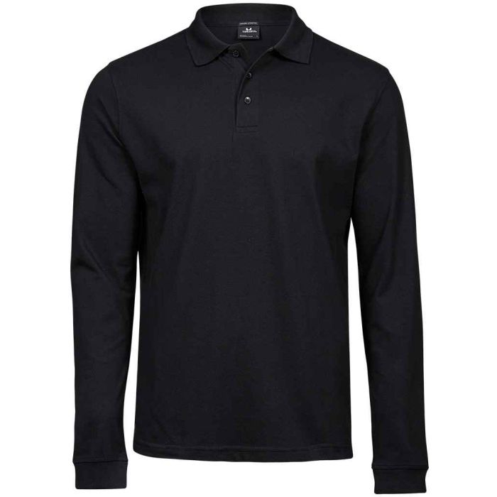 Tee Jays Luxury Stretch Long Sleeve Polo Shirt