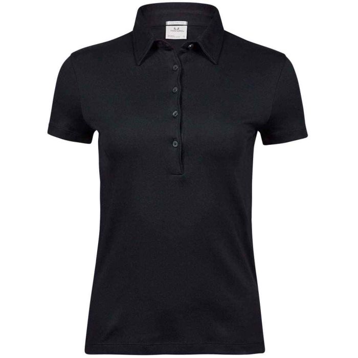 Tee Jays Ladies Pima Cotton Interlock Polo Shirt