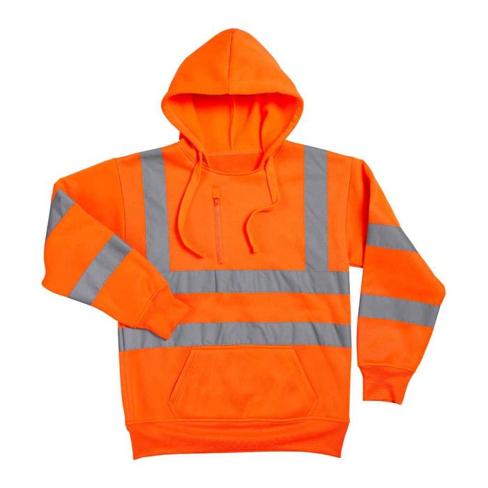 Warrior Hi-Vis Pull On Hoodie