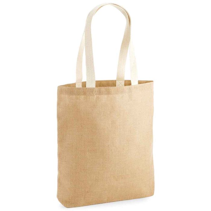 Westford Mill Unlaminated Jute Tote Bag