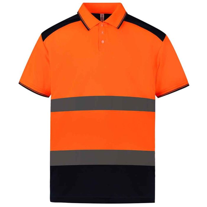 Yoko Two Tone Short Sleeve Polo Shirt