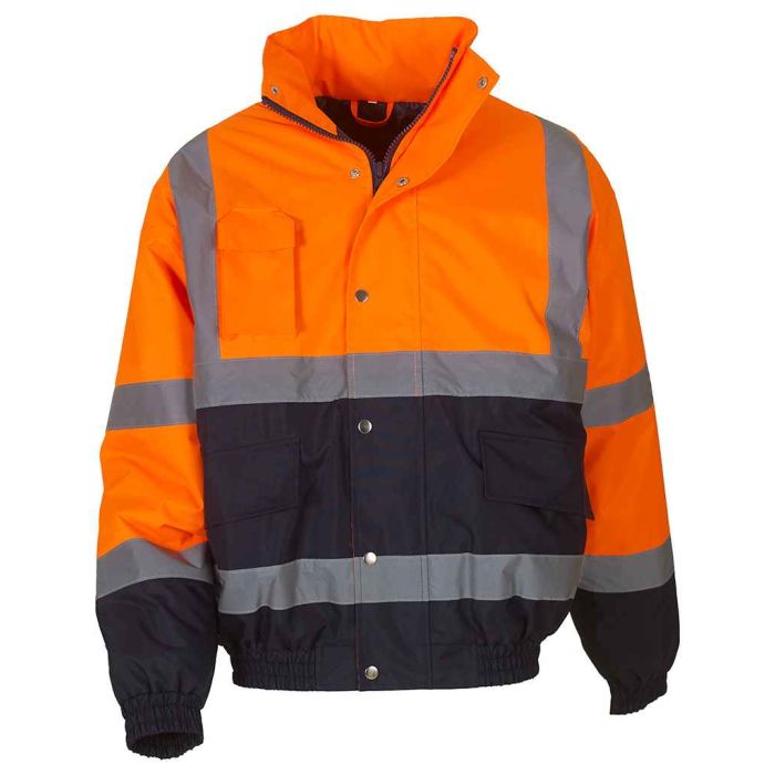 Yoko Hi-Vis Two Tone Bomber Jacket