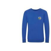 AC001B Royal Blue Sweatshirt c/w embroidered N&C breast logo