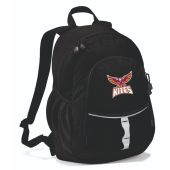 QD57 Black Backpack c/w printed Kites logo