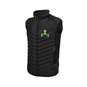 870-35-A Apex Black Bodywarmer c/w BRUFC embroidered club badge & initials