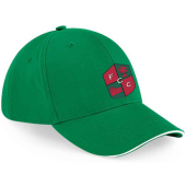 Finmere CC BB20 Green/White Baseball Cap c/w embroidered FCC logo