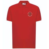 Croughton AC004B Red Poloshirtc/w embroidered breast logo