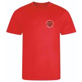 Croughton JC020 Red T-shirt c/w printed logo