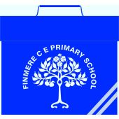 QD456 Royal Blue Book Bag c/w Finmere logo