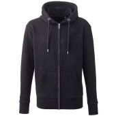 Anthem Organic Full Zip Hoodie - Black Size 3XL