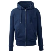 Anthem Organic Full Zip Hoodie - Navy Size 3XL