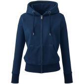 Anthem Ladies Organic Full Zip Hoodie - Navy Size XXL