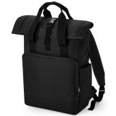 BagBase Recycled Twin Handle Roll-Top Laptop Backpack