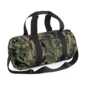 BagBase Camo Barrel Bag