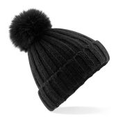 Beechfield Verbier Fur Pop Pom Beanie